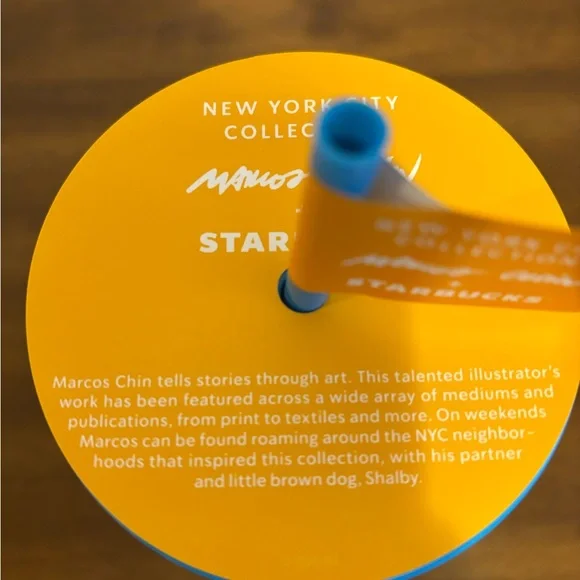 Starbucks x Marcos Chin New York City Collection - 24oz Venti Tumbler limited - Picture 5 of 8